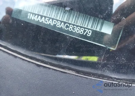 2010 Nissan Maxima 3.5 S z USA, uszkodzony, nr VIN 1N4AA5AP8AC836879